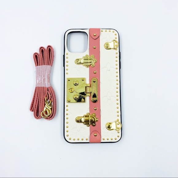 iPhone Crossbody Purse Case + Kickstand - Pink - Picture 7 of 8